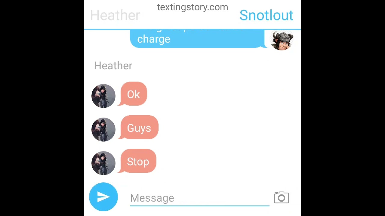 httyd fishleg and Heather love adventure group chat 7