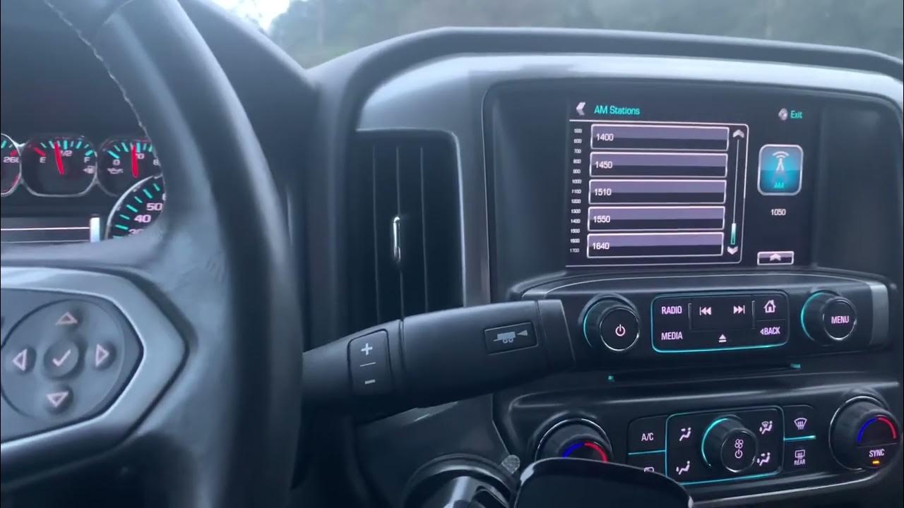 2017 Chevy Silverado radio changes by itself please help. - YouTube