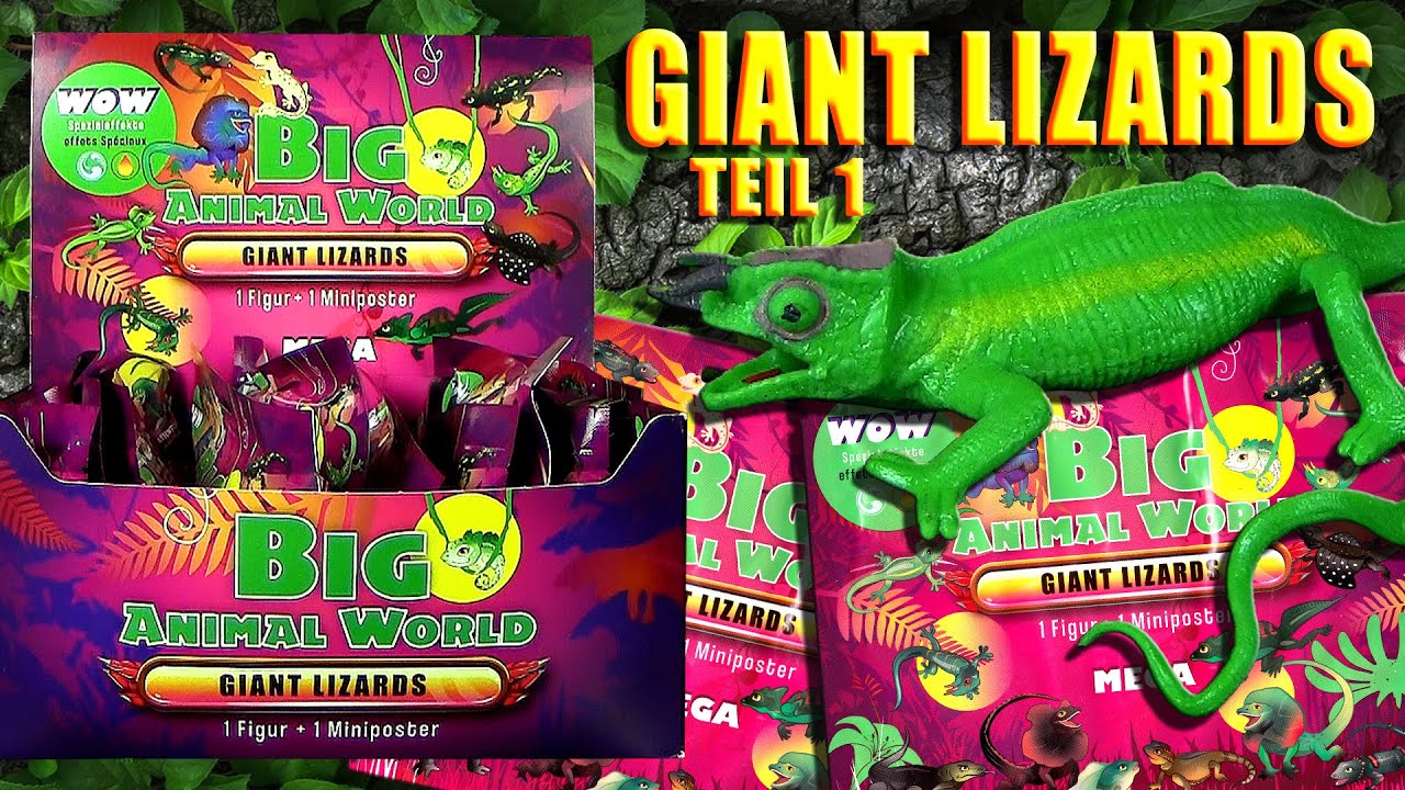 Big Animal World Giant Lizards / Riesige Eidechsen Teil 1 * Neuheit