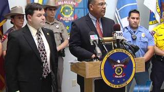 Two of four men suspected robbing the deutsch & jewelry store at la
plaza mall monday were arrested that same evening by a texas
department pub...