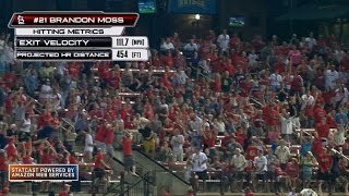 WSH@STL: Moss demolishes Scherzer's pitch 454 feet