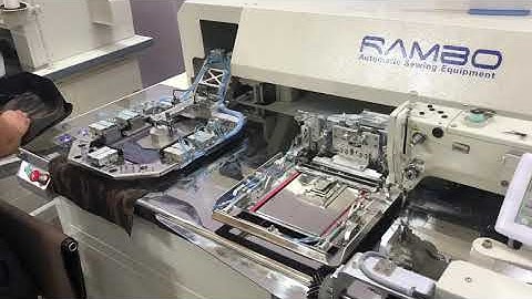 RAMBO RM-310PWF Automatic pocket with flap setting machine