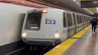 ⁴ᴷ⁶⁰ Transit Action EP15 | BART Legacy and FOTF Trains @ Powell Street