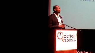 Former Detroit Lion Herman Moore Speaks At Oakland University