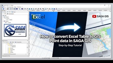 How to convert Excel Table to GIS Point data in SAGA GIS