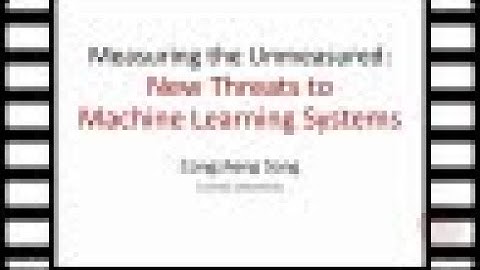 Congzheng Song Ph.D. Thesis Defense (Cornell University)