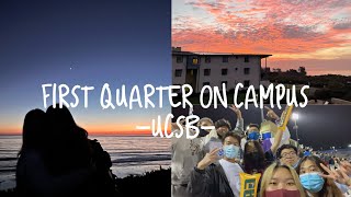 first quarter on campus // ucsb fall 2021 vlog