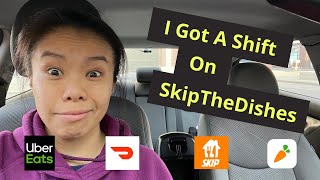 I Finally Got A Shift On SkipTheDishes | Uber Eats, DoorDash, SkipTheDishes & Instacart Ridealong