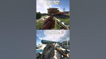 BO6 vs BO7 hand cannon inspect animation comparison (4K) #shorts