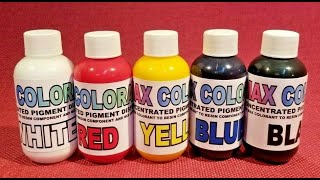 How To Add Color To An Epoxy Resin. MAX COLORANT PIGMENT PASTE DISPERSION