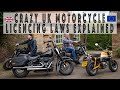Why fewer young people ride motorcycles. The UK Licencing Laws explained and ripped apart!