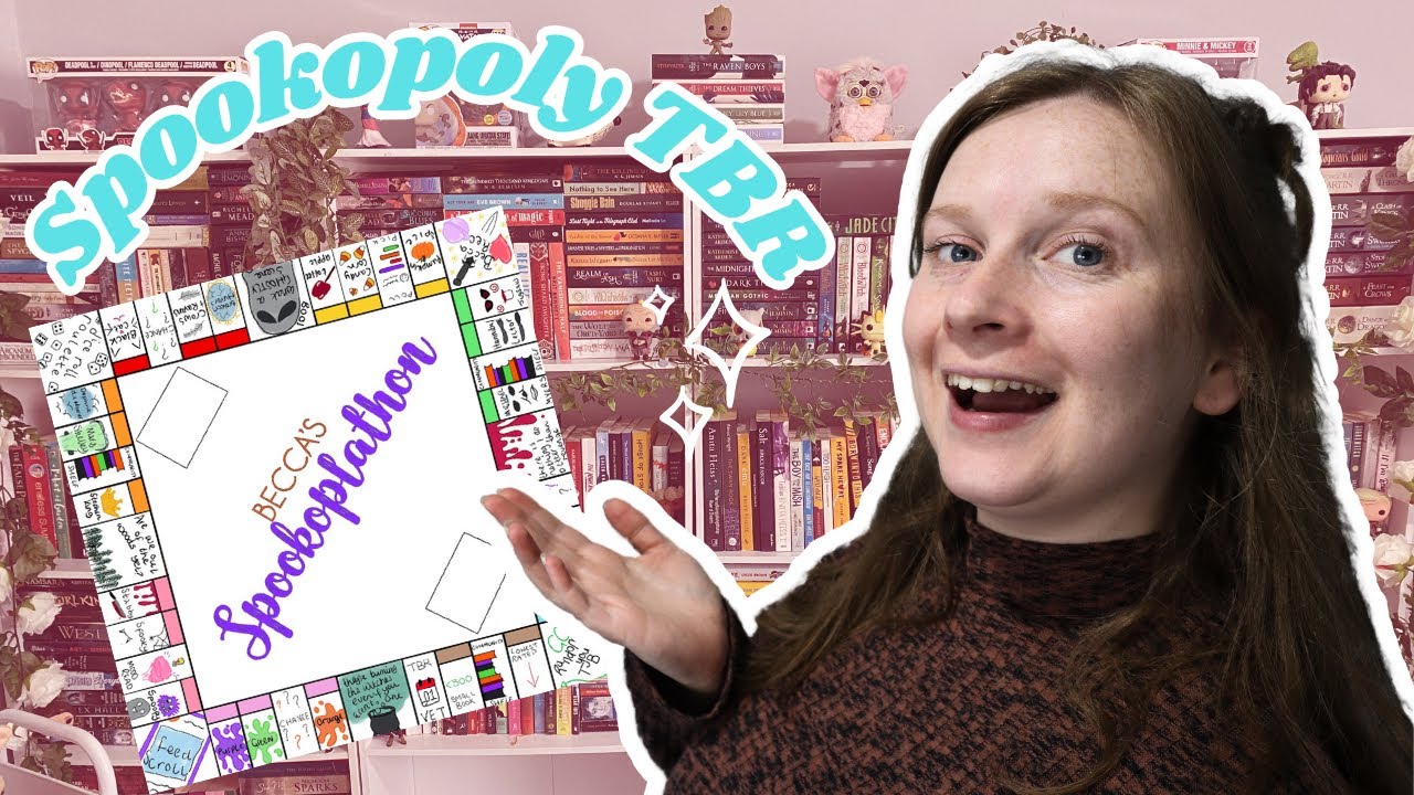 Spookopoly TBR! Playing Becca's Bookopoly Board! - YouTube