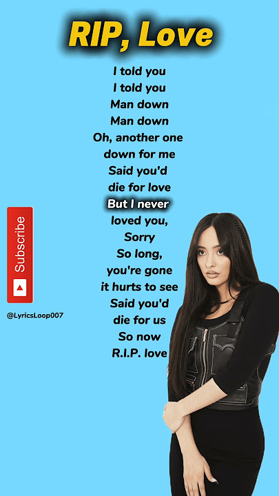 RIP Love (Lyrics) - Faouzia #shorts #songlyrics #trending #riplovefaouzia