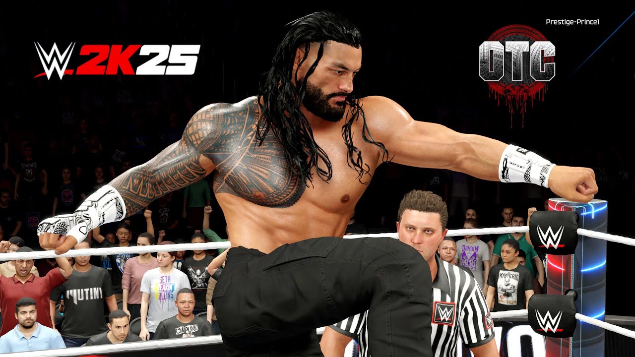 WWE 2K25 - Роман Рейнс, подборка ударов Супермена!!