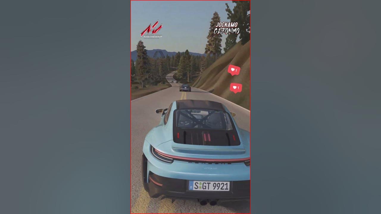 2023 Porsche 911 GT3 RS BICERIN at Emerald Bay in Assetto Corsa - YouTube