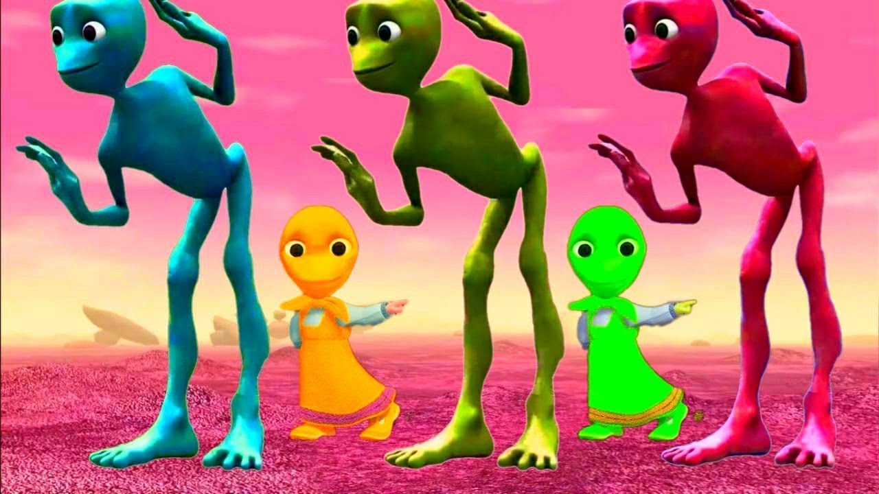 Alien dance with song Green alien dance with song El chombo tu cosita ...