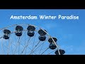 Giant wheel ride at winter paradise amsterdam  dec 2022