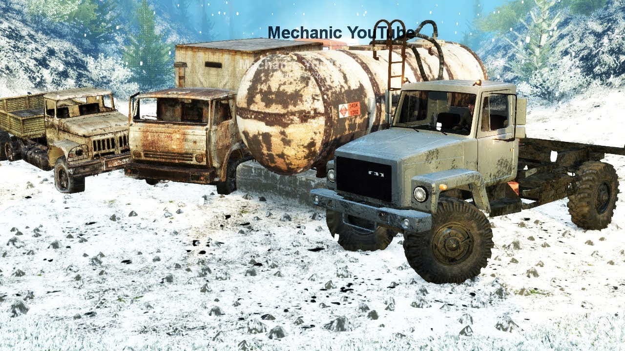 Поиски Пропавшего Камаза с Грузом - SpinTires