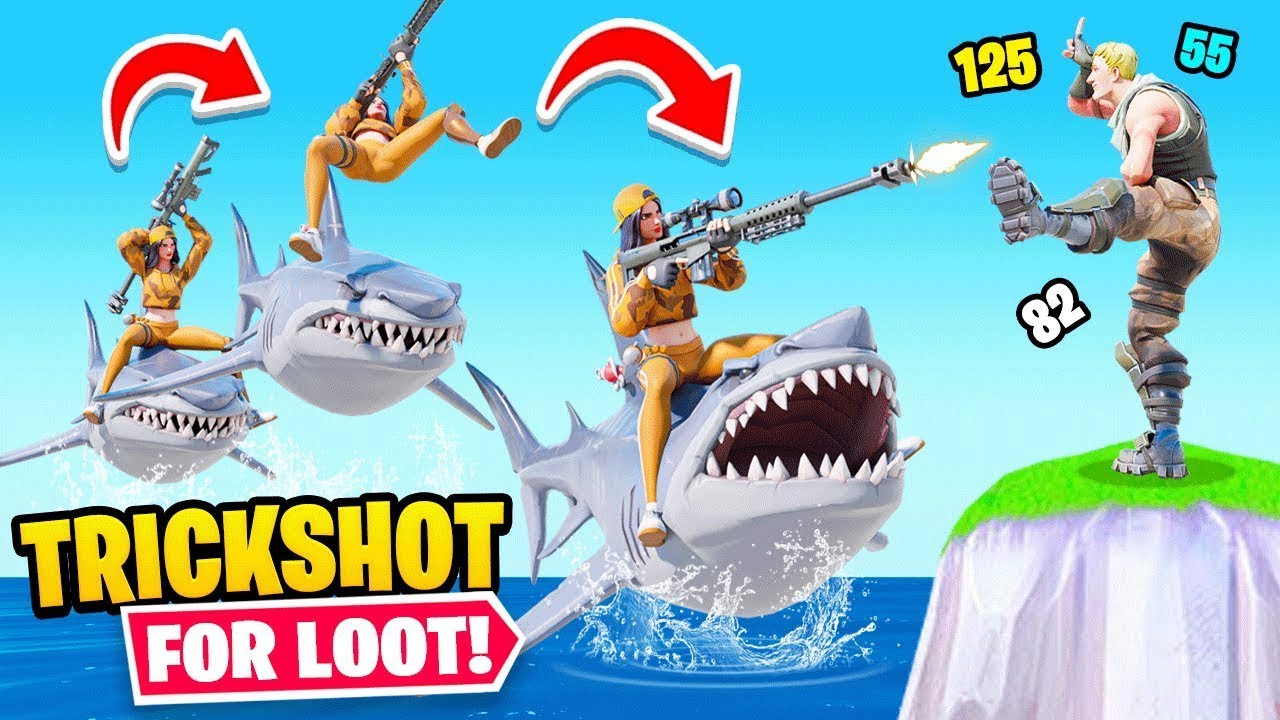 TIKTOK TRICKSHOT um LOOT in Fortnite