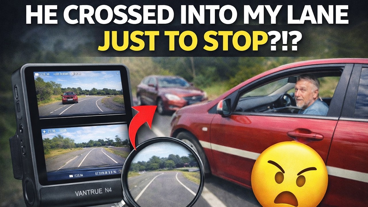 Old Mate Crosses Into My Lane… Just to Stop?! Dashcam WTF Moment