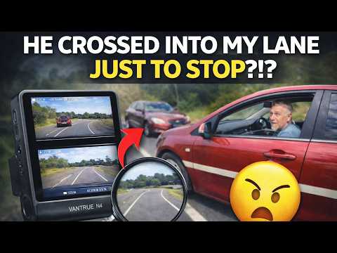 Old Mate Crosses Into My Lane… Just to Stop?! Dashcam WTF Moment