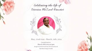 Celebrating the life of Veronica Mc Leod-Brewster | Thursday 28th March, 2024 | 2:00 pm