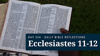 DAY 334 | Ecclesiastes 11-12 | The Bible in A Year