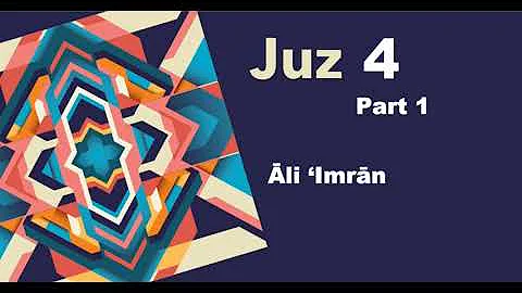 Complete Quran -Juz 4 part 1 -2020 -Mufti Ismail Menk