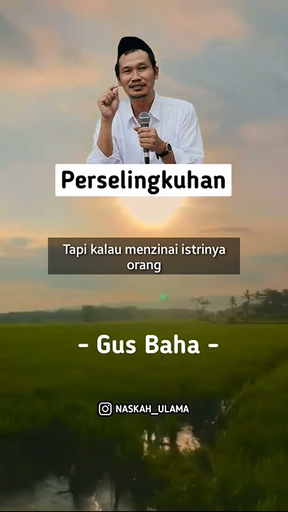 Selingkuh - Gus Baha #gusbaha