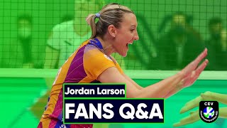 Celebrity Volleyball Icon Jordan Larson Answering Fan Questions Net Worth