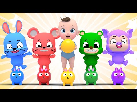 | Five Little Monkeys <strong>Jumping</strong> On The Bed | Nursery Rhymes | Baby &amp;amp; <strong>Kids</strong> Songs