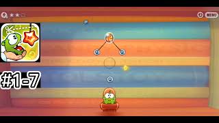 Cut the Rope Experiments : LEVEL 1-7 Gameplay screenshot 5