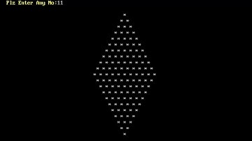 print diamond in c++ using for loop, Nested loop in C++,making patterns in c++,loops in c++