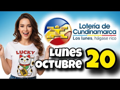 Resultado LOTERIA DE CUNDINAMARCA Lunes 20 de Octubre de 2025