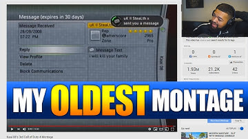 Kaai 08 Reacting to my OLDEST COD Montage