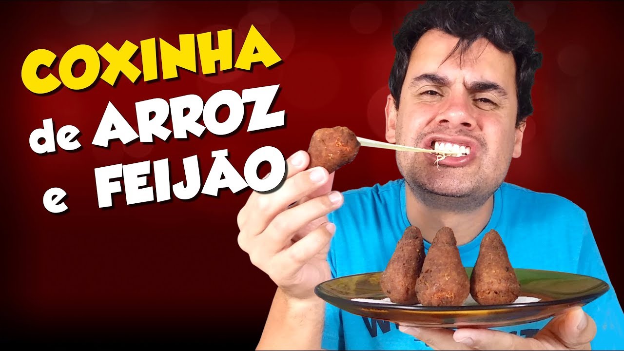 COXINHA DE ARROZ E FEIJÃO (VC NAO VAI ACREDITAR) - Fubá online