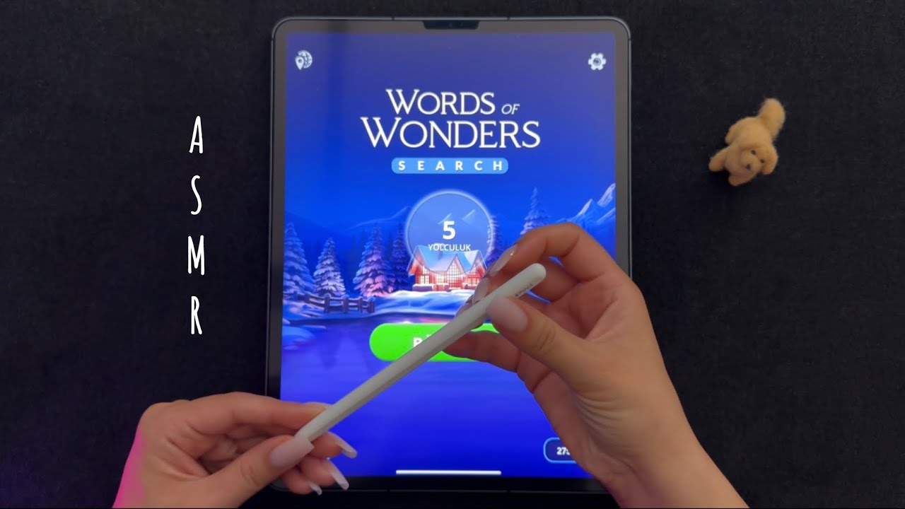 ASMR Kelime Bulmaca | iPad Rahatlatici Oyun ve Fisiltilar📱😴