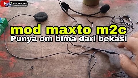 mod intercom maxto m2 hasilnya jernih bener,punya om bima dari bekasi