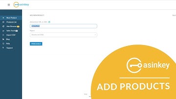 Add Product - AsinKey