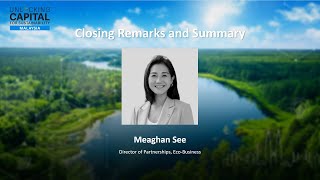 Unlocking capital for sustainability 2024 MY | Closing remarks