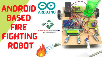 Android Based Fire Fighting Robot