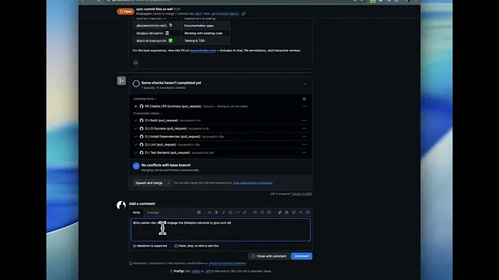 AI-Powered Pull Request Workflow | My Senior Dev Demo
