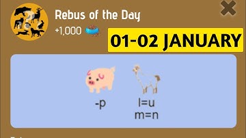 Rebus Of The Day Zoo 1 January | Zoo Rebus Of The Day | Rebus Of The Day Zoo Code