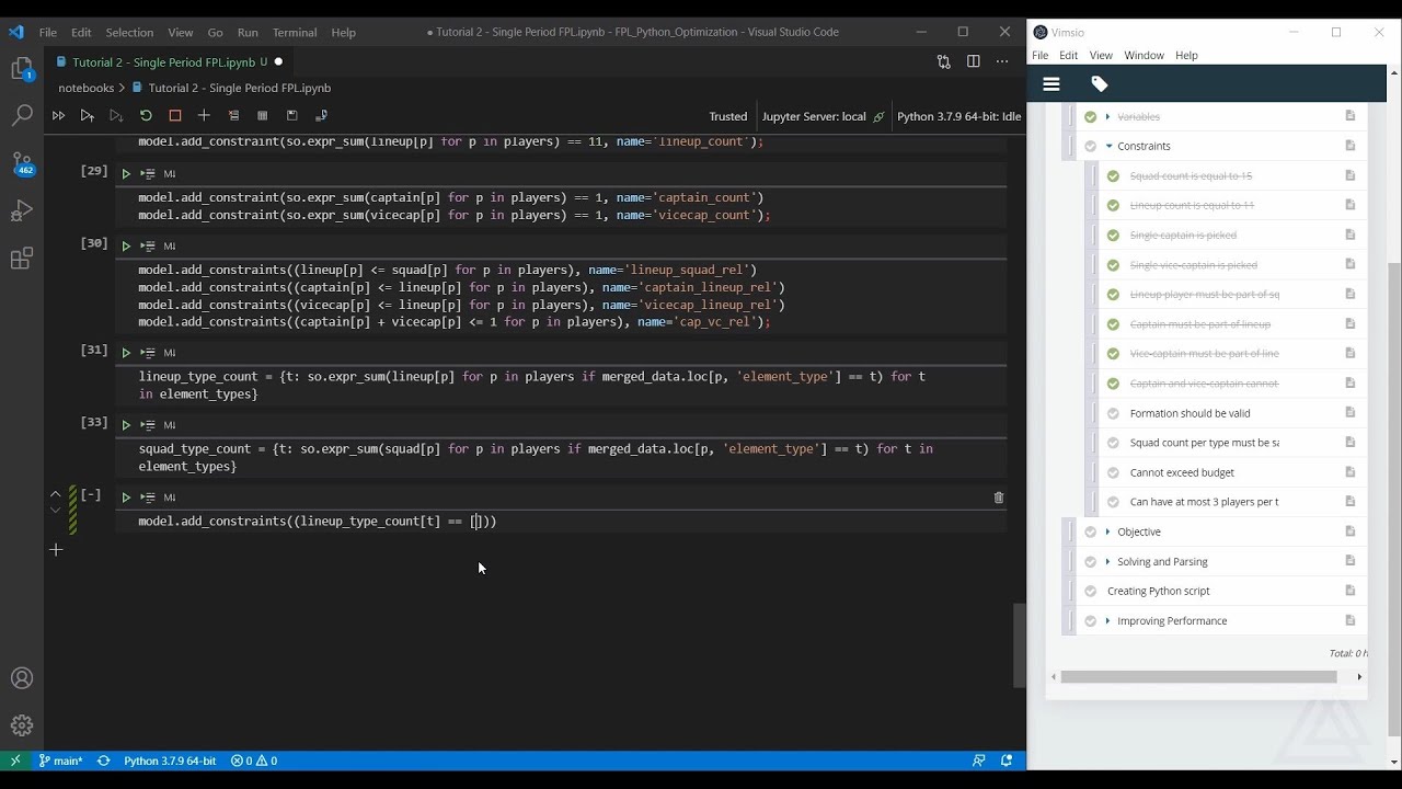 Optimization for FPL with Python - Episode 2: Single-period EV ...