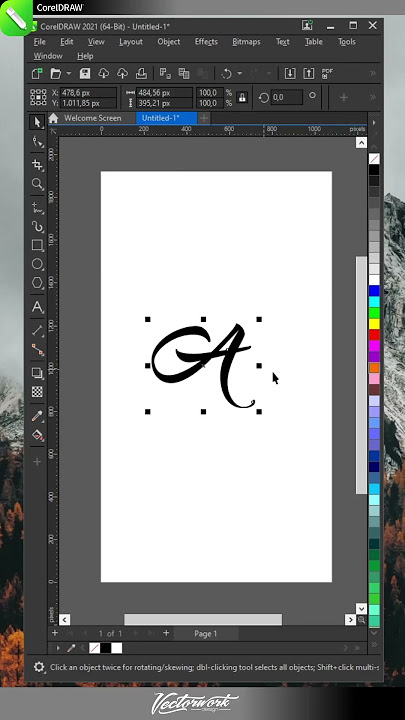 Cara Memodifikasi Huruf di CorelDraw. Membuat Tifografi.