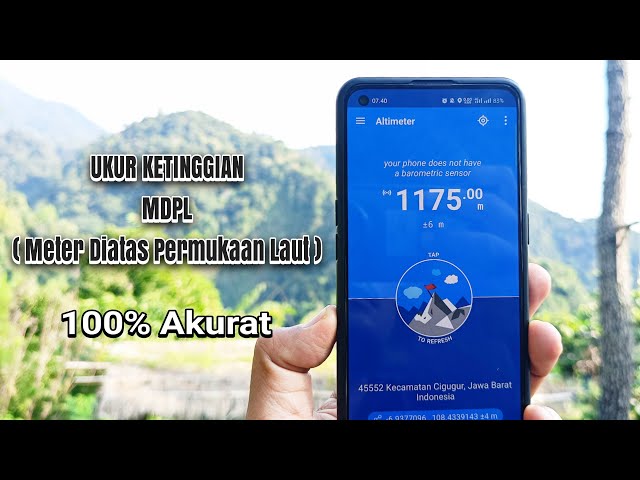 Cara Mengetahui Ketinggian Sebuah Tempat Di Android class=