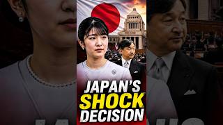 Japan's Historic Political Decision 🇯🇵 Why Princess Aiko Still Can't Become Emperor #shorts #japan