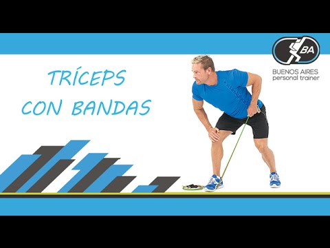 6 Ejercicios con Bandas Elásticas para Tríceps - YouTube