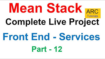 Mean stack project from scratch Part #12 - Front End Services | Angular 11 CRUD Tutorial
