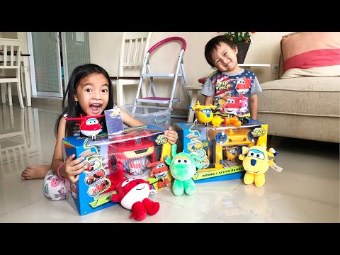 Unboxing Mainan Superwings Dari china Beli di shopee Karakter jet.. 